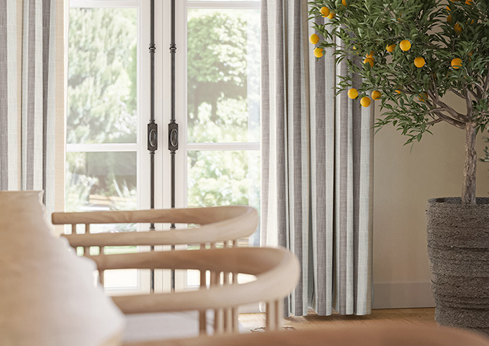 Abilene Stripe, Dustbowl - Made to Measure Curtains - Image 5